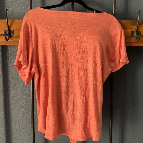 Weatherproof Top with Tie Front - Picture 2 of 4